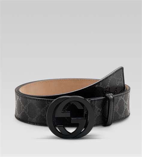 gucci belts all black|authentic black gucci belt.